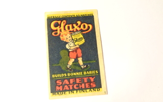 TT-etiketti Glaxo Made in Finland