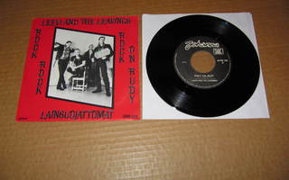 Leevi And The Leavings 7" Rock On,Rudy/Lainsuojattomat,PS