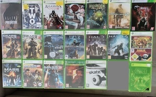 Xbox 360-pelejä 19kpl