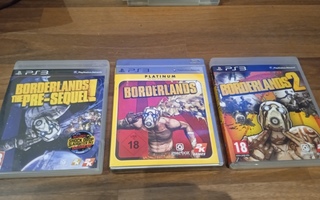 Borderlands pelit (3kpl) Borderlands; 1,2, The Pre-Sequel