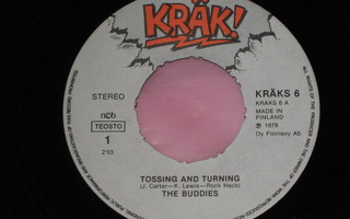 7" BUDDIES - Tossing and Turning - single 1979 beat EX