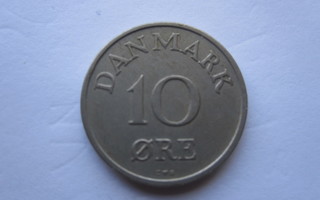 Tanska 10 äyriä v. 1957