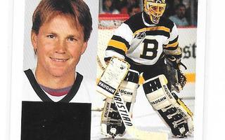 1991-92 Pinnacle #126 Andy Moog Boston Bruins MV