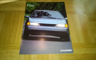 Esite Hyundai Pony, noin 1990