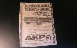 mainos Opel Corsa