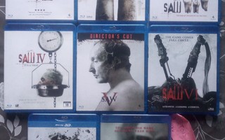 Saw 1-7 ja Jigsaw blu-ray