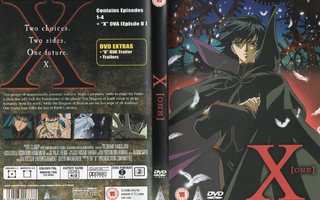 x (one)	(49 023)	k	-GB-	DVD			125min, episodes 1-4, audio gb