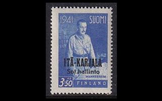 IK_26 ** Itä-Karjala Mannerheim 3:50mk (1942)