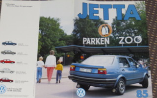 1985 VW Jetta esite - KUIN UUSI - 26 sivua