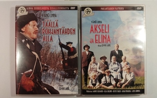 SL) 2 DVD Täällä Pohjantähden alla & Akseli ja Elina 1968/70