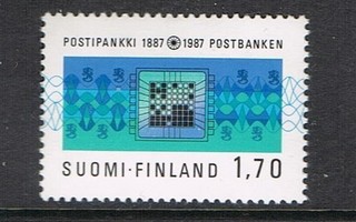 1987  Postipankki 100 v.  ++