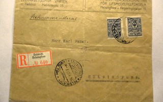 1917 Hki Suomen Keskuskomitea Elintarviketuontia Varten R