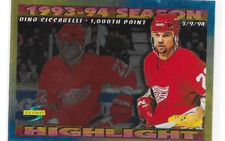 1994-95 Score GOLD #246 Dino Ciccarelli Detroit Red Wings