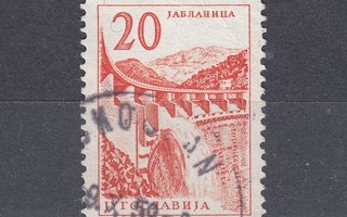 Jugoslavia 1959 Vesivoimala Jablanicassa