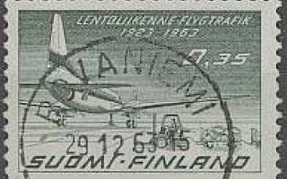 1963 lentoliikenne 35p loisto ROVANIEMI -63