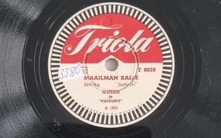 Savikiekko 1950 - Justeeri (Kauko Käyhkö) - Triola T 8028