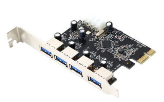 PCI-e PCI Express 4 port USB3.0 USB hub Card adapter