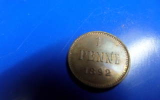 1 penni 1892 k8