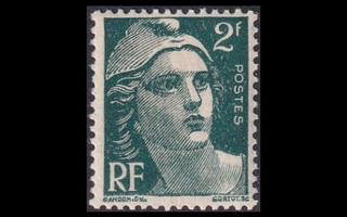 Ranska 685 ** Marianne 2 Fr (1945)