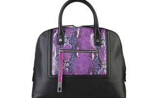 Musta ja violetti Versace Jeans käsilaukku