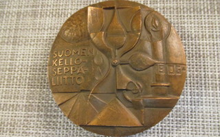 Suomen Kelloseppä Liitto mitali 1981/ Kauko Räsänen 1981.