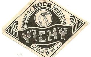 Panimo Oy Bock Bryggeri Ab - Vichy - etiketti (Vaasa)