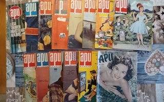 Apu -lehtiä vuosilta 1957-1972 14 kpl