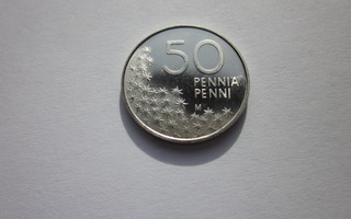 50 penniä, UNC, v. 1991