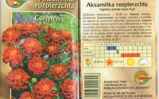 Ryhmäsamettikukka "Carmen" siemenet