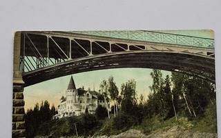 1909 kulkenut  IMATRA postikortti