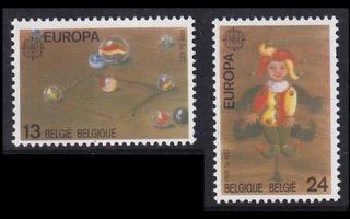 Belgia 2375-6 ** Europa lasten leikit (1989)