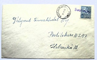 1965 Saarimäki rivil v + Rautavaara kuorella
