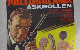 007 James Bond - Pallosalama (1965) - vanha elokuvajuliste