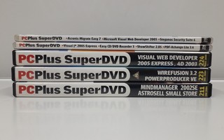 PC Plus 2004, 2005 SuperDVD, useita (5dvd)