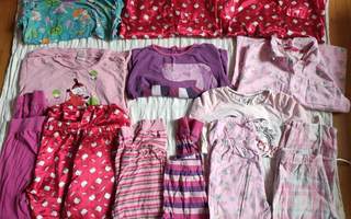 116 -122 pyjama paketti / setti *x7 pyjamaa*