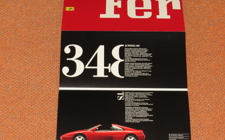 1991 Ferrari esite - KUIN UUSI - 30 siv - F40 Testarossa