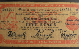 Filippiinit 1942 5 Pesos