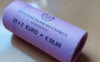 KYPROS 2010  2 € rulla ( tavallinen kolikko )
