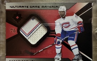 2014-15 UD Ultimate Collection Retro Black P.K. Subban /5