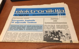 ELEKTRONIIKKA UUTISET 1/1978 HYVÄ