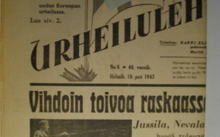 Suomen Urheilulehti Nro 6/1943 (29.2)