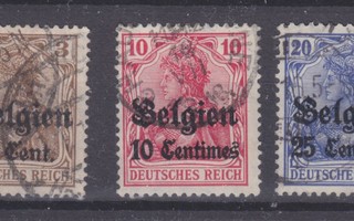 Saksa ww1 Saksan posti Belgiassa.