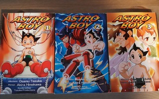 Astro Boy  Vol.1-3 Manga pokkareita 3 kpl (Tezuka/Himekawa)