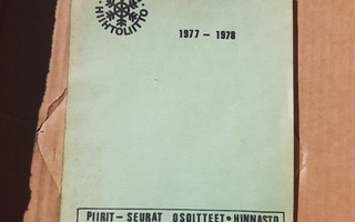 suomen hihtoliitto 1977 - 1978