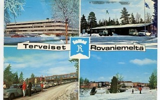 Rovaniemi 4 kuvaa & vaakuna, kulkenut 1973