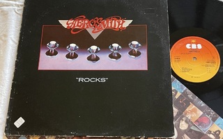Aerosmith – "Rocks" (Orig. 1976 EU LP + sisäpussi)