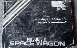 MITSUBISHI Space Wagon ohjekirja Suomi & Englanti
