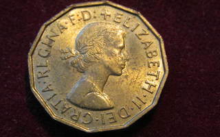 3 pence 1957 Iso-Britannia-Great Britain
