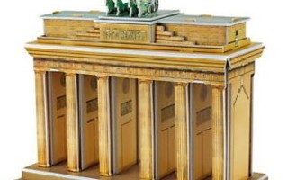 3D-palapeli The Brandenburg Gate. uusi 3D-palapeli