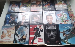 Jim Carrey dvd elokuvat x 27 erilaista